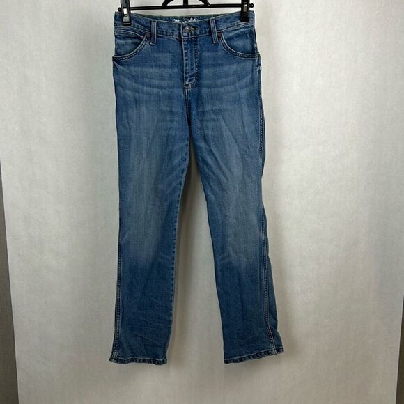 Wrangler Retro Denim Jeans Boys Size 14 Slim Straight Adjustable Waist - Picture 1 of 8